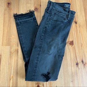 A&F High Rise Skinny Jeans Sz 24/00